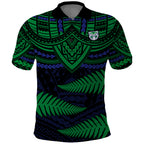 custom-warriors-rugby-polo-shirt-aotearoa-fern-polynesian-pattern