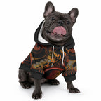 New Zealand Pet Hoodie Aotearoa Hei-Tiki Maori Fern Tattoo Arty