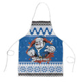 Angry Santa Bulldog Personalized Apron Christmas Rugby League Spirit - Aussie Hoodie