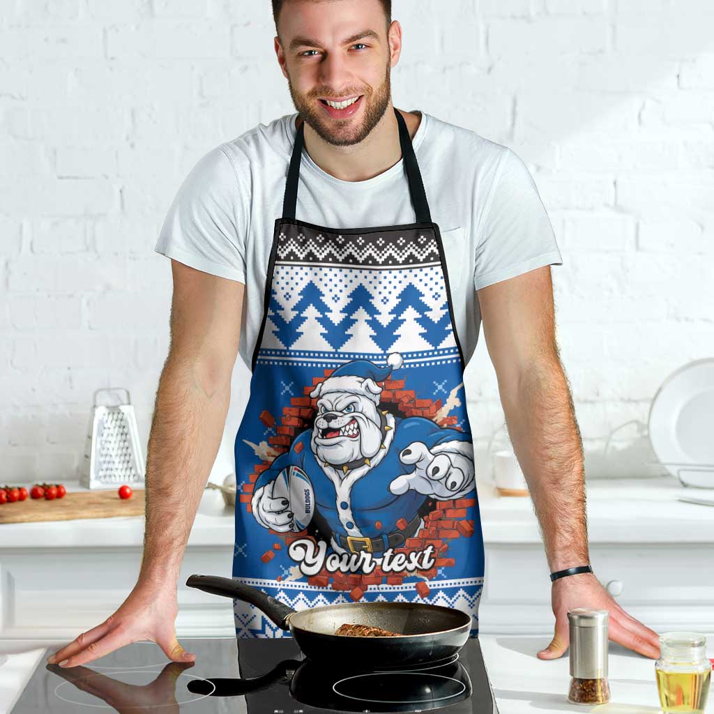 Angry Santa Bulldog Personalized Apron Christmas Rugby League Spirit - Aussie Hoodie