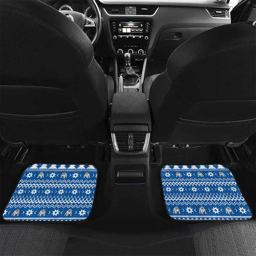 Angry Santa Bulldog Personalized Car Mats Christmas Rugby League Spirit - Aussie Hoodie