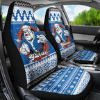 Angry Santa Bulldog Personalized Car Seat Cover Christmas Rugby League Spirit - Aussie Hoodie