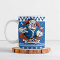 Angry Santa Bulldog Personalized Ceramic Mug Christmas Rugby League Spirit - Aussie Hoodie