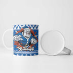 Angry Santa Bulldog Personalized Ceramic Mug Christmas Rugby League Spirit - Aussie Hoodie