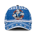 Angry Santa Bulldog Classic Cap Christmas Rugby League Spirit - Aussie Hoodie
