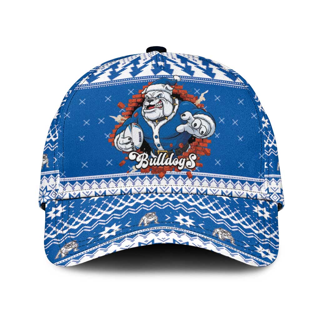 Angry Santa Bulldog Classic Cap Christmas Rugby League Spirit - Aussie Hoodie