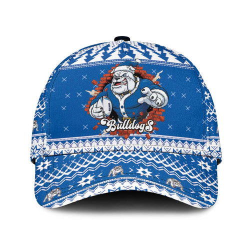 Angry Santa Bulldog Classic Cap Christmas Rugby League Spirit - Aussie Hoodie