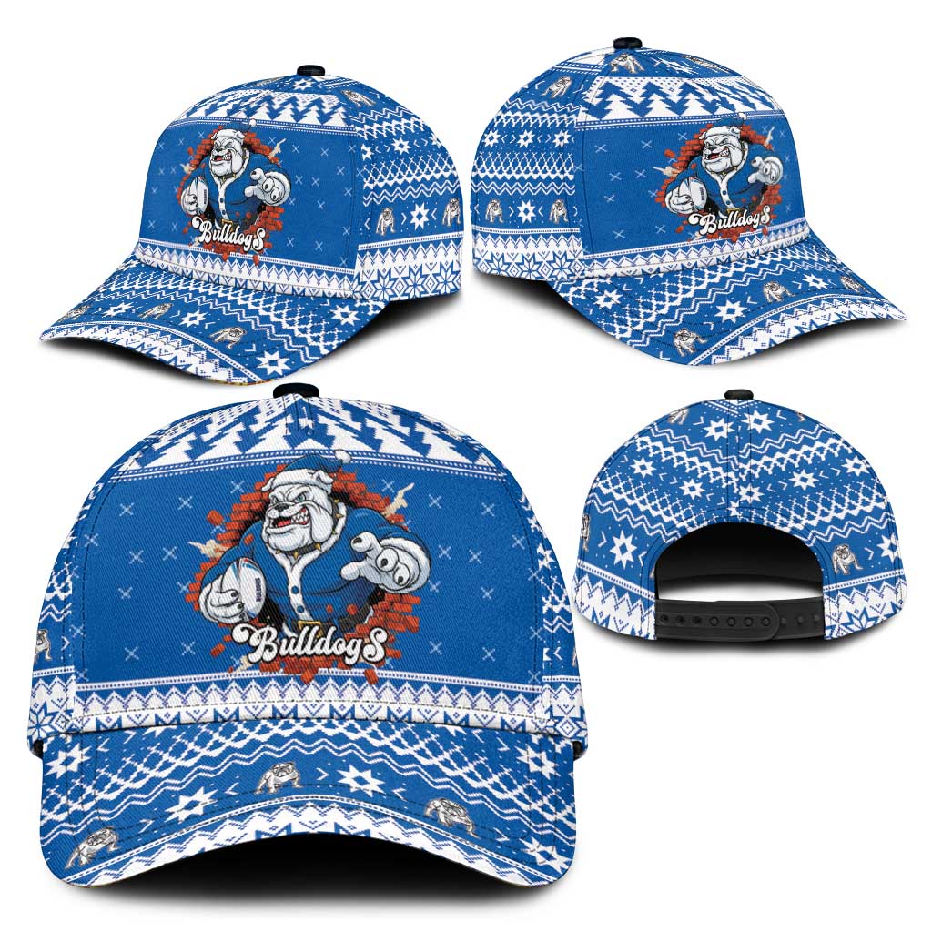 Angry Santa Bulldog Classic Cap Christmas Rugby League Spirit - Aussie Hoodie