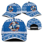 Angry Santa Bulldog Classic Cap Christmas Rugby League Spirit - Aussie Hoodie