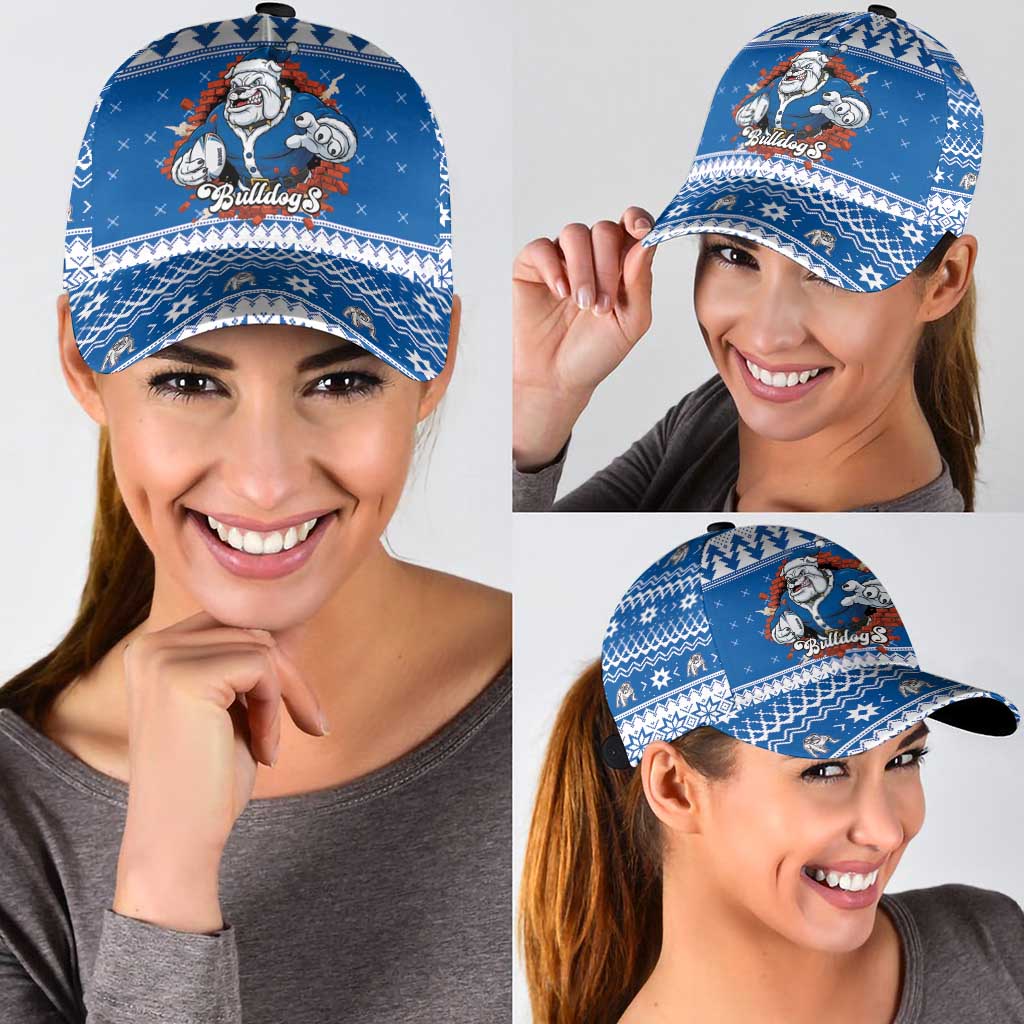 Angry Santa Bulldog Classic Cap Christmas Rugby League Spirit - Aussie Hoodie