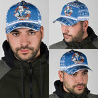 Angry Santa Bulldog Classic Cap Christmas Rugby League Spirit - Aussie Hoodie