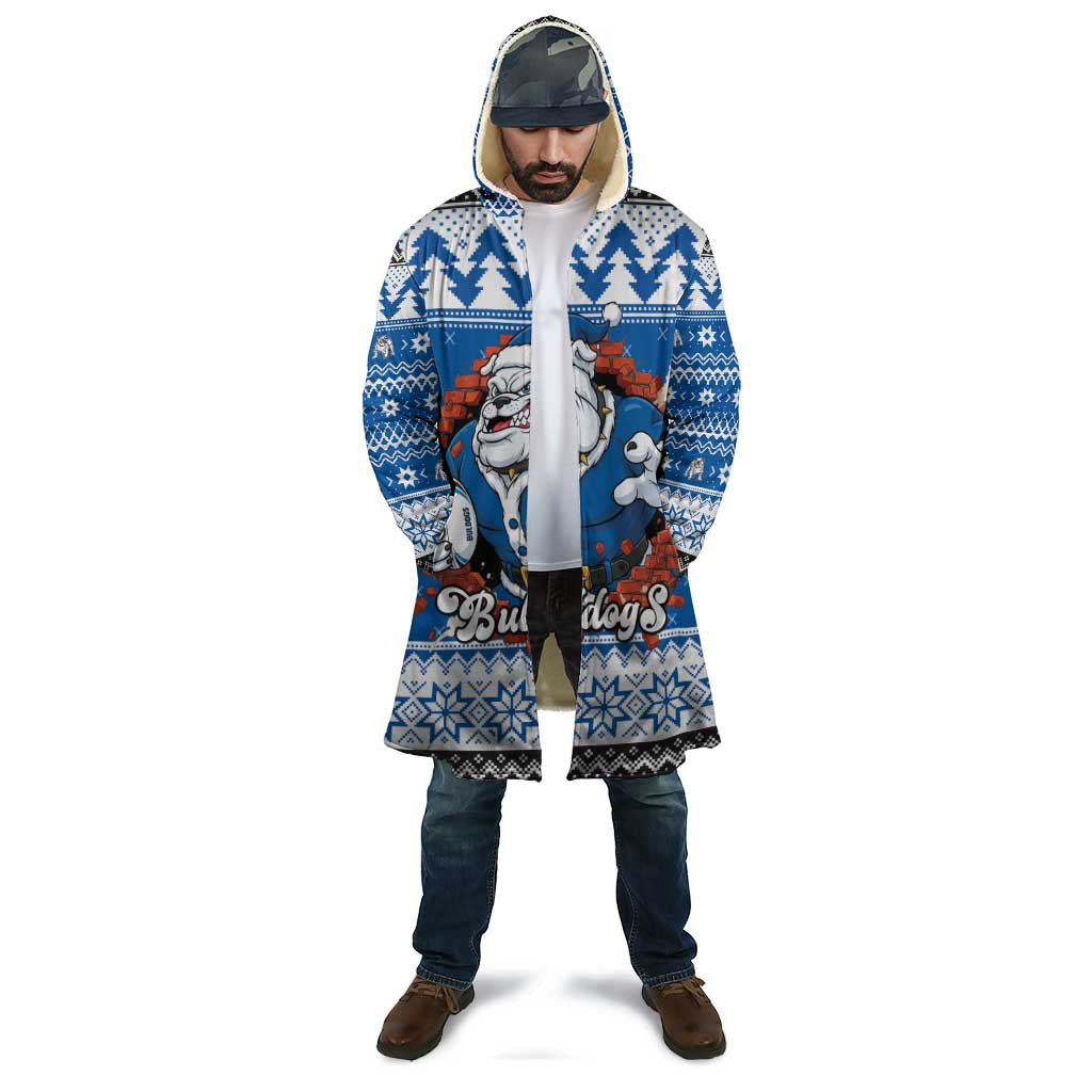 Angry Santa Bulldog Personalized Cloak Christmas Rugby League Spirit - Aussie Hoodie