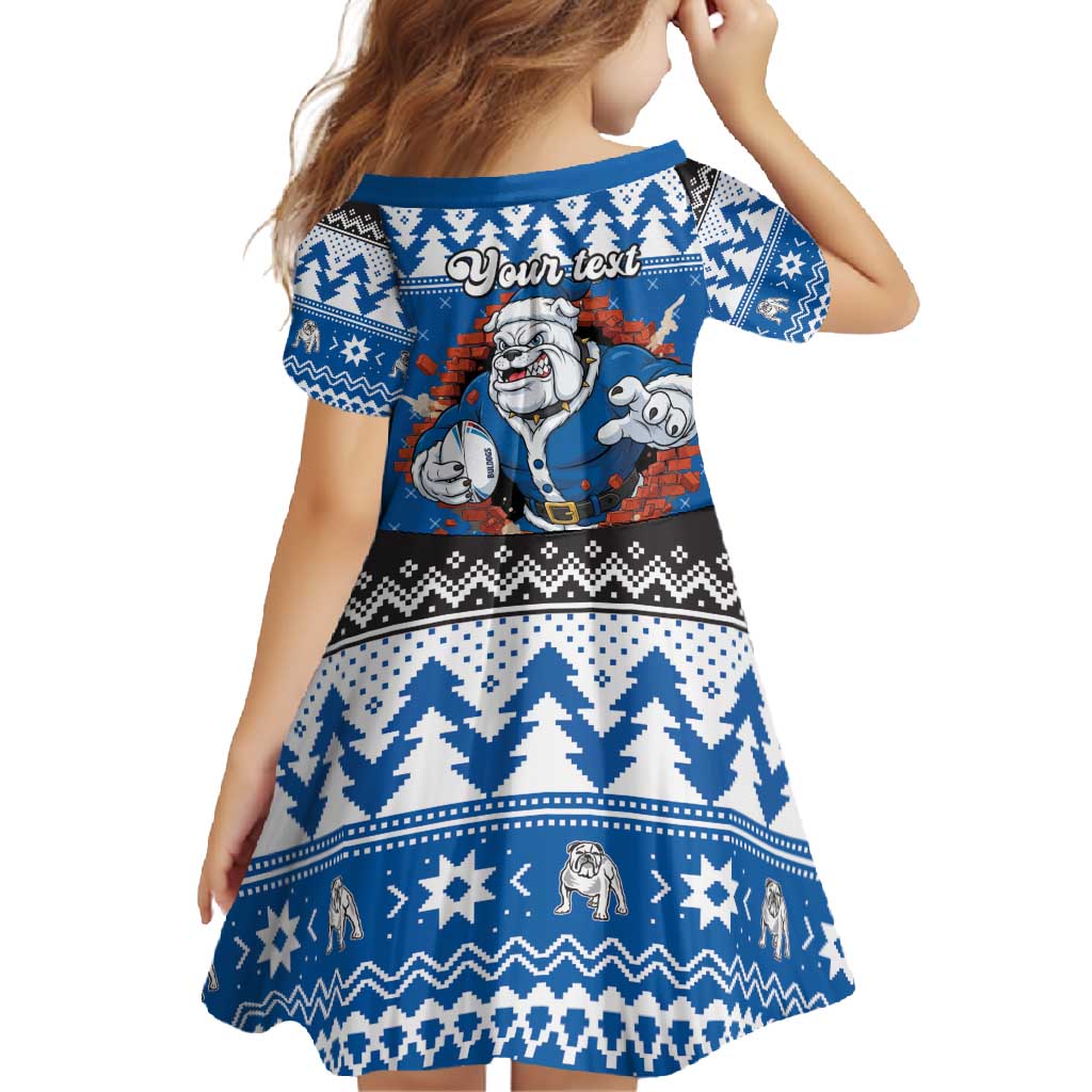Angry Santa Bulldog Personalized Family Matching Off Shoulder Maxi Dress and Hawaiian Shirt Christmas Rugby League Spirit - Aussie Hoodie