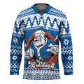 Angry Santa Bulldog Personalized Hockey Jersey Christmas Rugby League Spirit - Aussie Hoodie