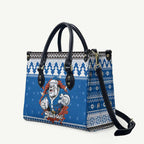 Angry Santa Bulldog Personalized Leather Bag Christmas Rugby League Spirit - Aussie Hoodie