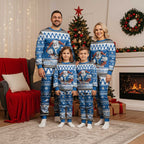 Angry Santa Bulldog Personalized Christmas Pajama Set Christmas Rugby League Spirit - Aussie Hoodie