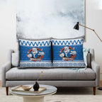 Angry Santa Bulldog Personalized Pillow Cover Christmas Rugby League Spirit - Aussie Hoodie