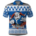 Angry Santa Bulldog Personalized Polo Shirt Christmas Rugby League Spirit - Aussie Hoodie