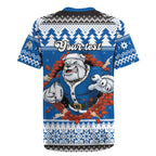 Angry Santa Bulldog Personalized Rugby Jersey Christmas Rugby League Spirit - Aussie Hoodie