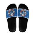 Angry Santa Bulldog Personalized Slide Sandals Christmas Rugby League Spirit - Aussie Hoodie