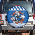 Angry Santa Bulldog Personalized Spare Tire Cover Christmas Rugby League Spirit - Aussie Hoodie