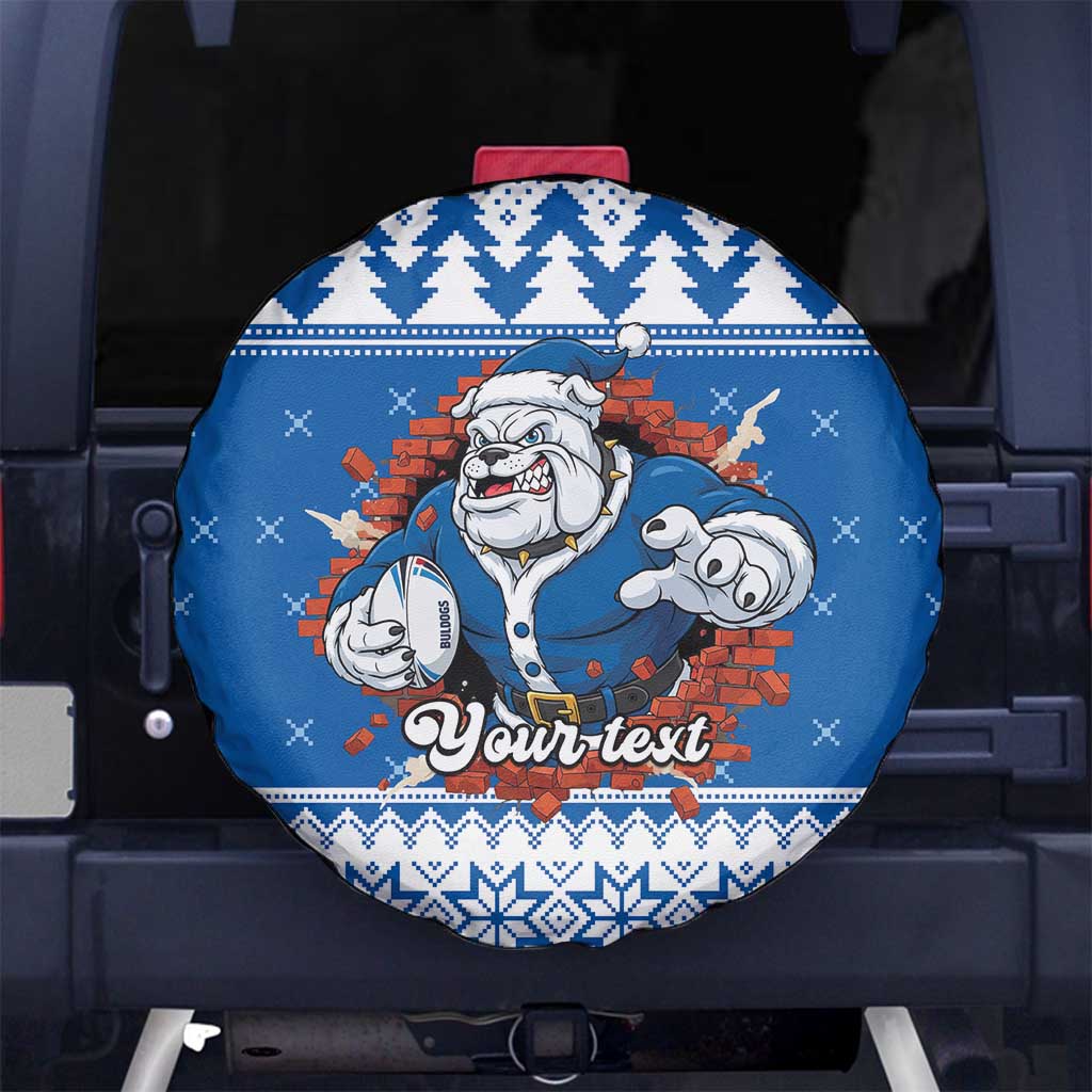 Angry Santa Bulldog Personalized Spare Tire Cover Christmas Rugby League Spirit - Aussie Hoodie