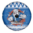 Angry Santa Bulldog Personalized Spare Tire Cover Christmas Rugby League Spirit - Aussie Hoodie