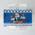 Angry Santa Bulldog Personalized Tablecloth Christmas Rugby League Spirit - Aussie Hoodie