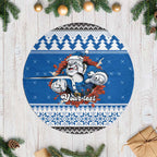 Angry Santa Bulldog Personalized Tree Skirt Christmas Rugby League Spirit - Aussie Hoodie