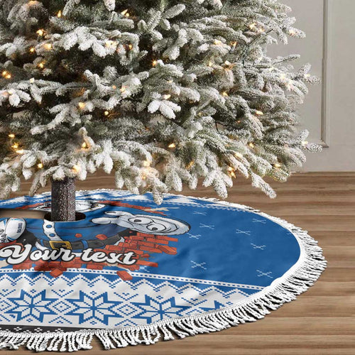 Angry Santa Bulldog Personalized Tree Skirt Christmas Rugby League Spirit - Aussie Hoodie