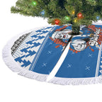 Angry Santa Bulldog Personalized Tree Skirt Christmas Rugby League Spirit - Aussie Hoodie