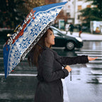 Angry Santa Bulldog Personalized Umbrella Christmas Rugby League Spirit - Aussie Hoodie