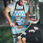 Claus Shark Strikes Personalized Apron Christmas Rugby League Spirit - Aussie Hoodie