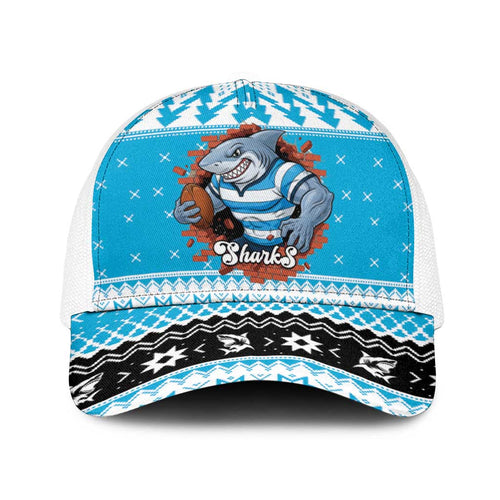 Claus Shark Strikes Baseball Net Cap Christmas Rugby League Spirit - Aussie Hoodie