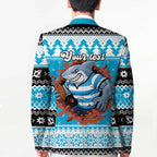 Claus Shark Strikes Personalized Blazer Christmas Rugby League Spirit - Aussie Hoodie