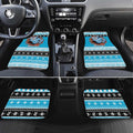 Claus Shark Strikes Personalized Car Mats Christmas Rugby League Spirit - Aussie Hoodie