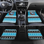 Claus Shark Strikes Personalized Car Mats Christmas Rugby League Spirit - Aussie Hoodie