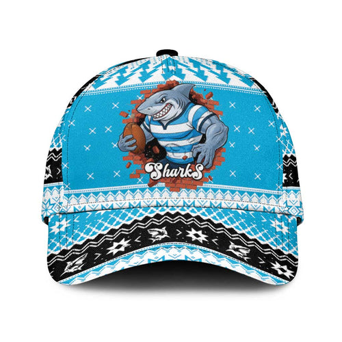 Claus Shark Strikes Classic Cap Christmas Rugby League Spirit - Aussie Hoodie