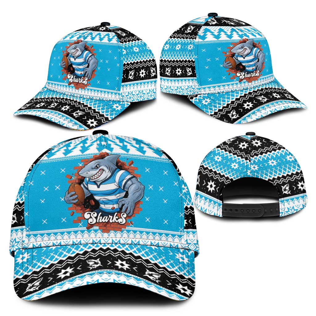 Claus Shark Strikes Classic Cap Christmas Rugby League Spirit - Aussie Hoodie