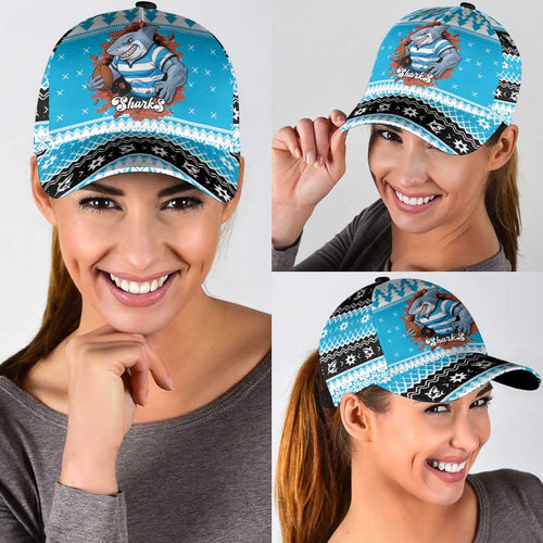 Claus Shark Strikes Classic Cap Christmas Rugby League Spirit - Aussie Hoodie