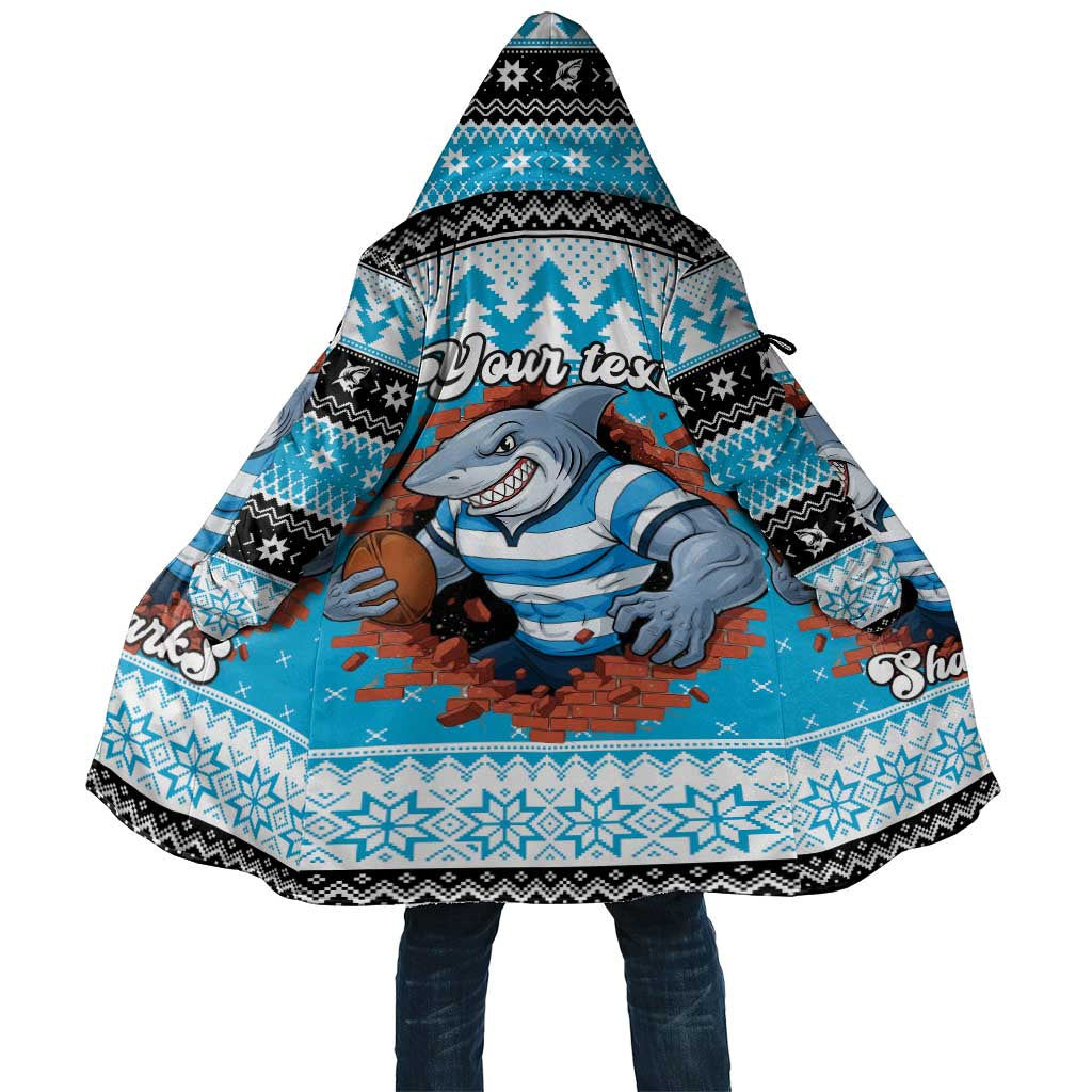 Claus Shark Strikes Personalized Cloak Christmas Rugby League Spirit - Aussie Hoodie