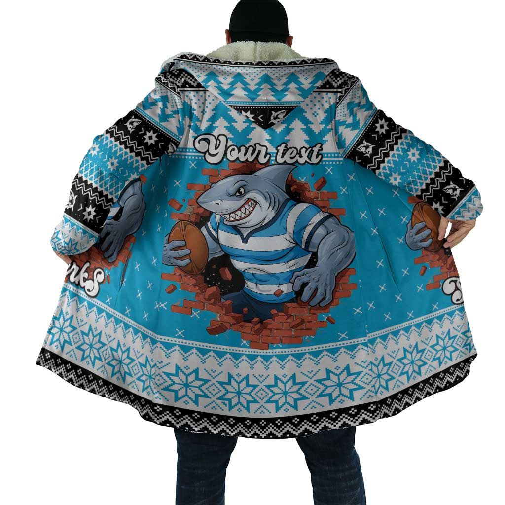 Claus Shark Strikes Personalized Cloak Christmas Rugby League Spirit - Aussie Hoodie