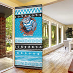 Claus Shark Strikes Personalized Door Cover Christmas Rugby League Spirit - Aussie Hoodie