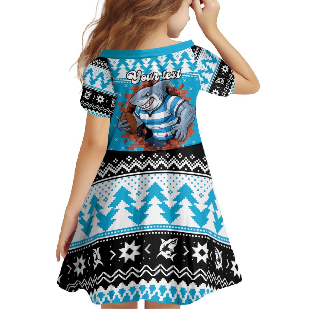 Claus Shark Strikes Personalized Family Matching Summer Maxi Dress and Hawaiian Shirt Christmas Rugby League Spirit - Aussie Hoodie