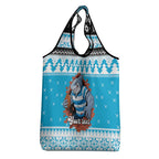 Claus Shark Strikes Personalized Grocery Bag Christmas Rugby League Spirit - Aussie Hoodie