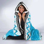Claus Shark Strikes Personalized Hooded Blanket Christmas Rugby League Spirit - Aussie Hoodie
