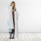 Claus Shark Strikes Personalized Hooded Blanket Christmas Rugby League Spirit - Aussie Hoodie