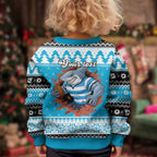 Claus Shark Strikes Personalized Kid Ugly Christmas Sweater Christmas Rugby League Spirit - Aussie Hoodie