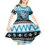 Claus Shark Strikes Personalized Kid Short Sleeve Dress Christmas Rugby League Spirit - Aussie Hoodie