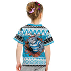 Claus Shark Strikes Personalized Kid T Shirt Christmas Rugby League Spirit - Aussie Hoodie